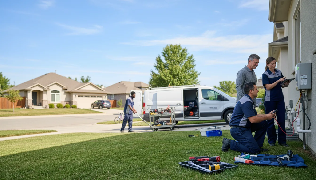 Tankless water heater service in Luthersburg, PA
